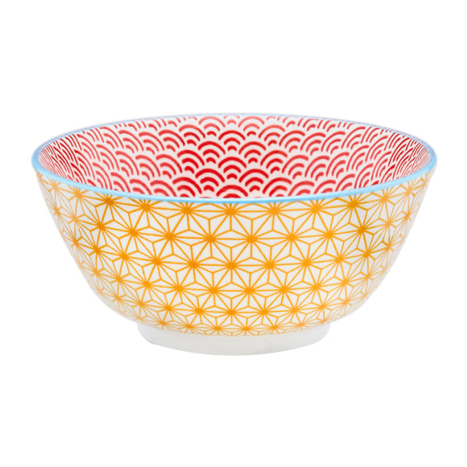 Bol PATTERN Ø15cm - 6 pièces - Color
