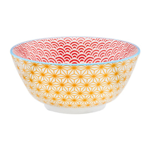 Bol PATTERN Ø15cm - 6 pièces - Color