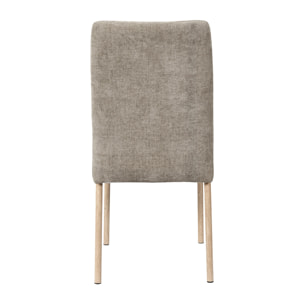 Chaise Emilia Marron - Lot De 2