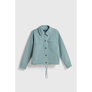 CHAQUETA SHIRR MUJER SAGE
