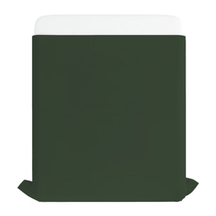 LENZUOLO SOPRA MAX COLOR, 100% Cotone, Tinta Unita, Made in Italy - VERDE OLIVA