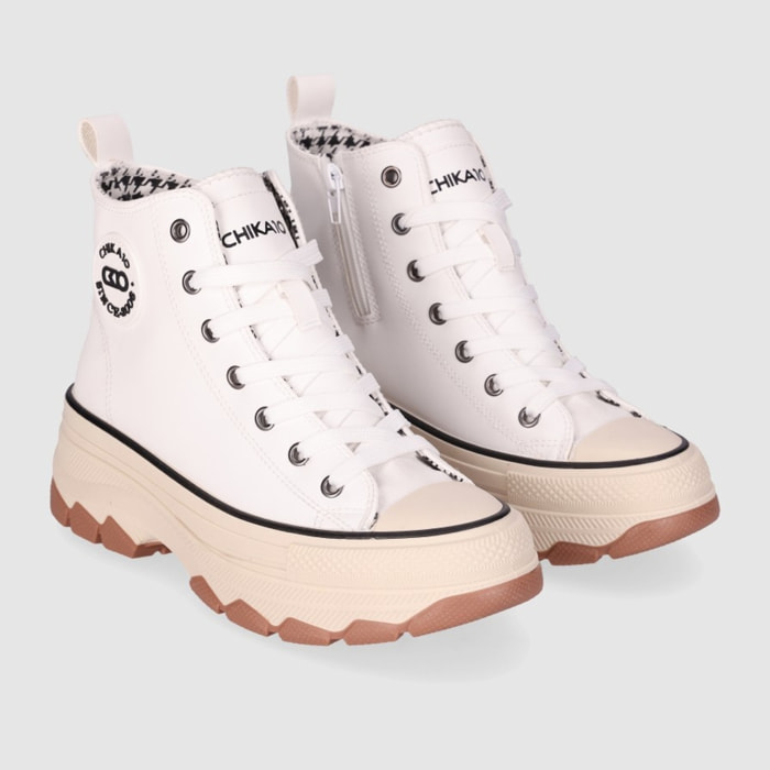 Deportivos - Blanco - Tacón: 5 cm