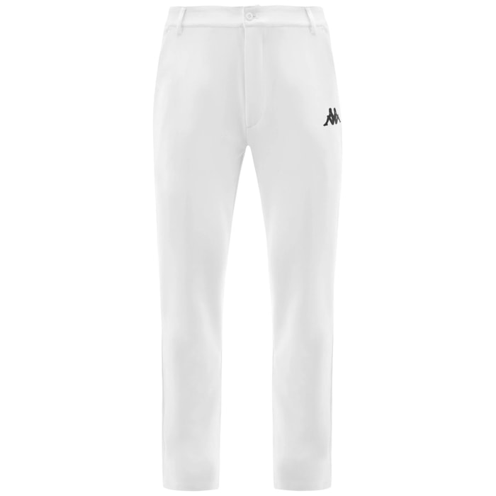 Kappa - Pantaloni Uomo Bianco - SUVIR
