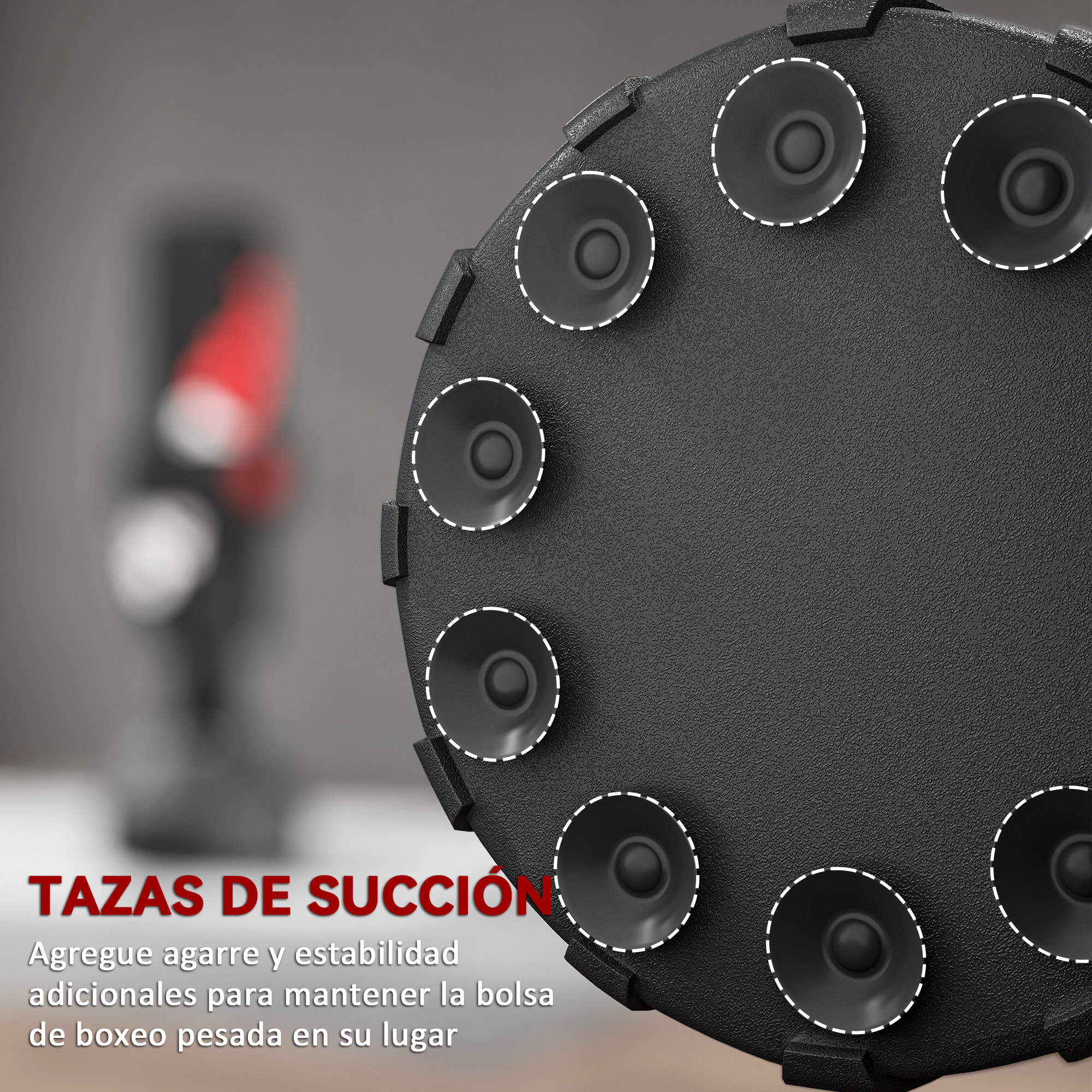 Saco de Boxeo de Pie 175 cm, Saco de Boxeo para Adultos, Altura Ajustable de Banda 65€“175 cm, Base Rellenable con Ventosas, Amortiguador, Incluye Venda, Entrenamiento MMA, Muay, Negro