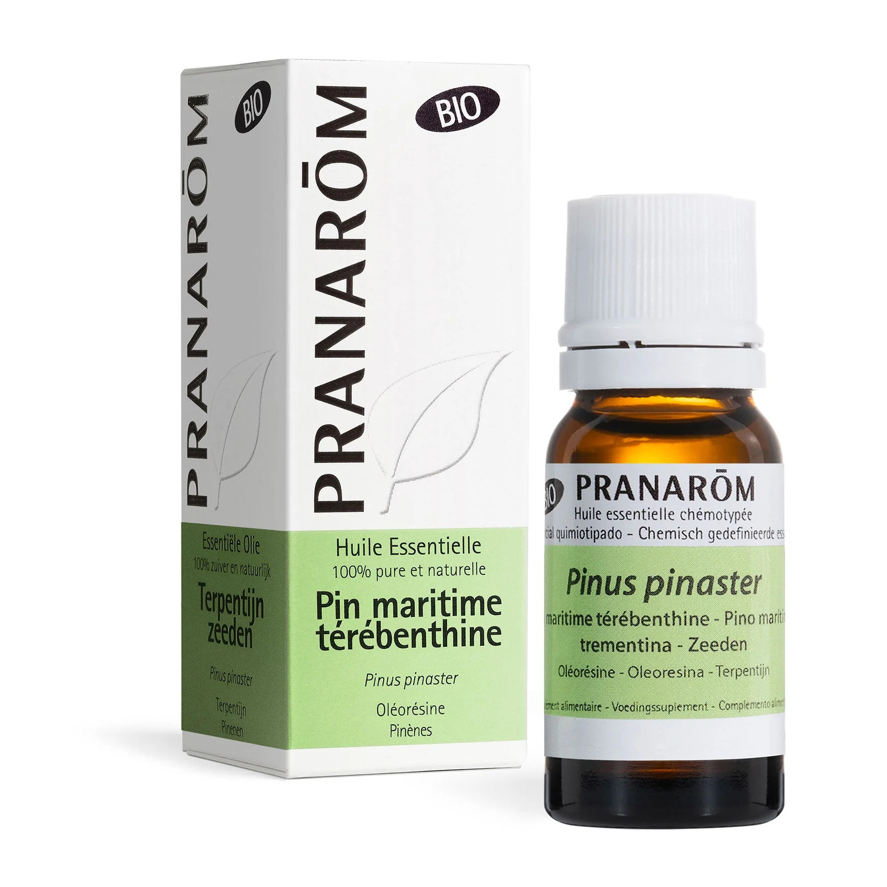 Pranarom - Huile Essentielle de Pin maritime (térébenthine) - Bio - 10 ml