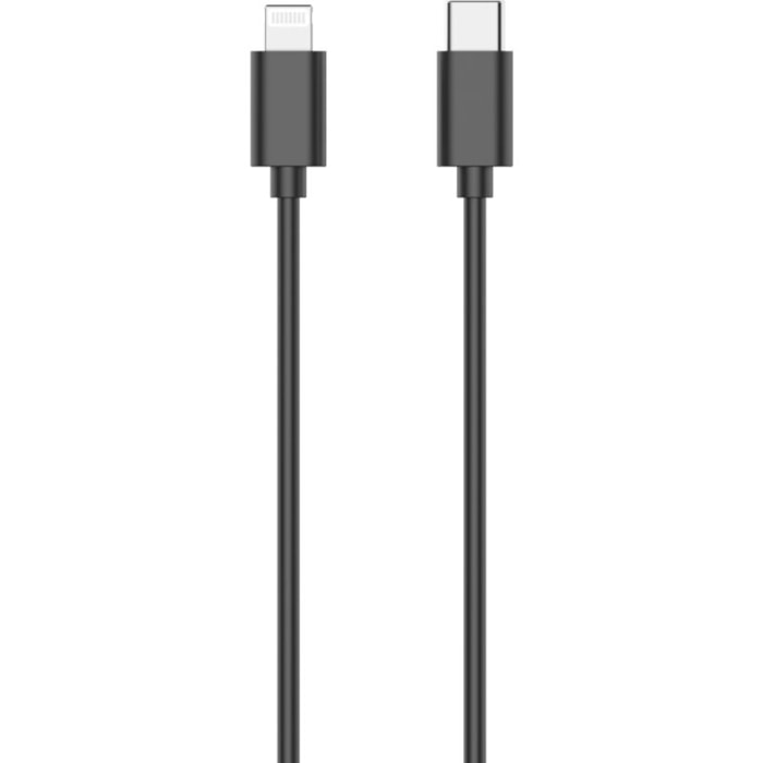 Câble Lightning ESSENTIELB vers USB-C 1m noir certifié Apple