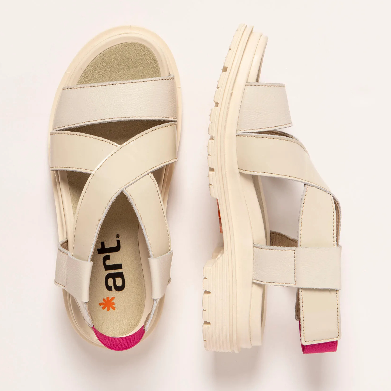 Sandalias 1553 MULTI CREAM/ BIRMINGHAM color Cream