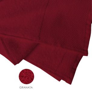 Telo doccia 100x150 cm granata