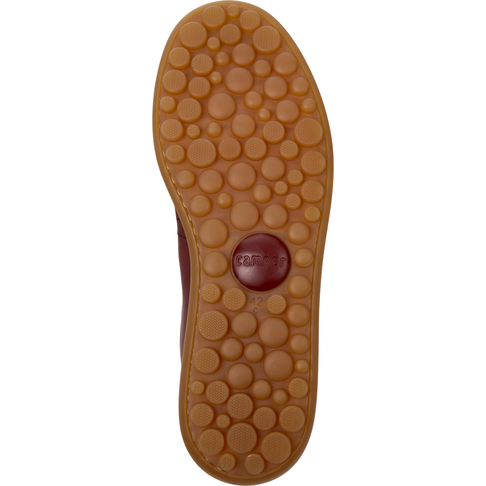 Zapatillas - CAMPER Pelotas Ariel - Burdeos - Cuero liso