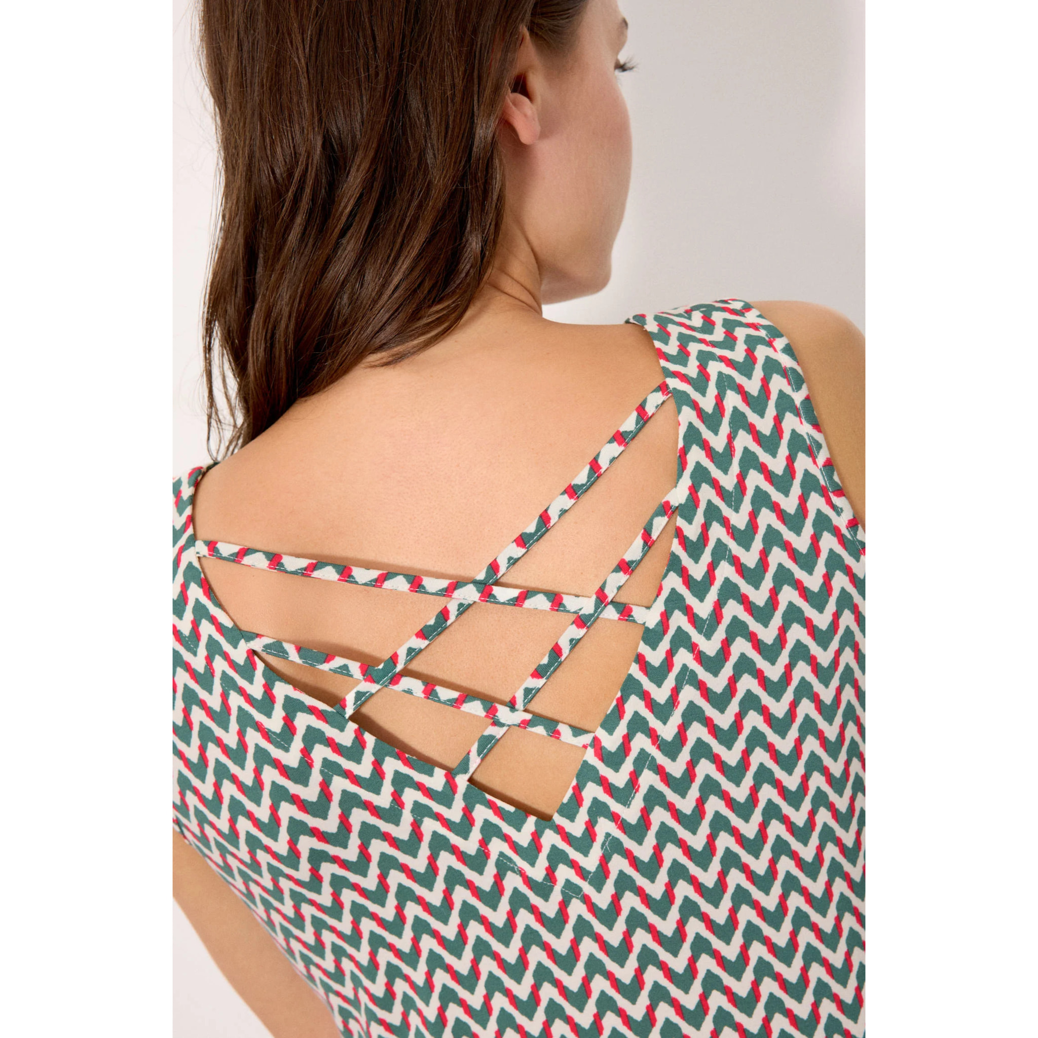 Vestito corto Verde