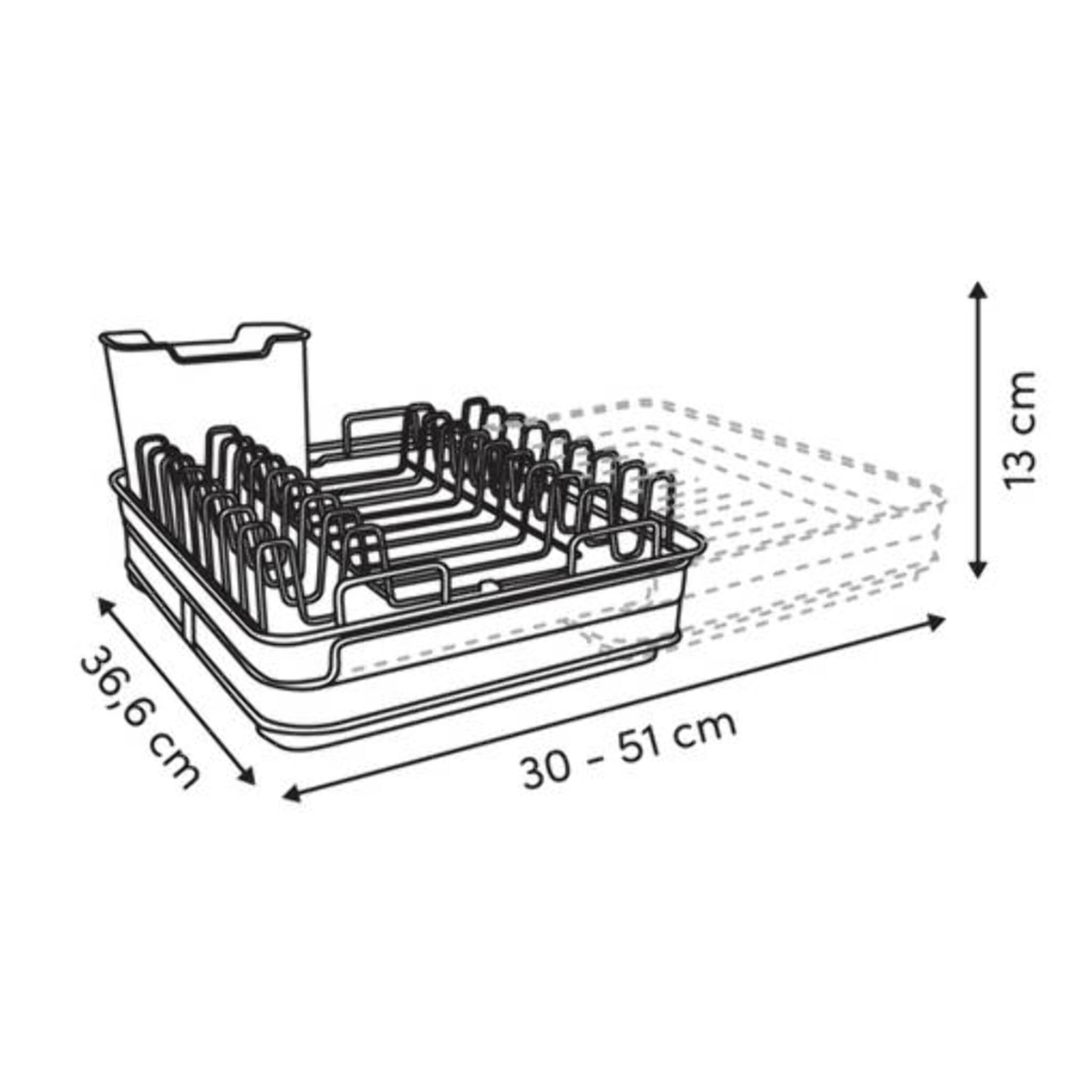 Égouttoir extensible 1 niveau Essentiels beige