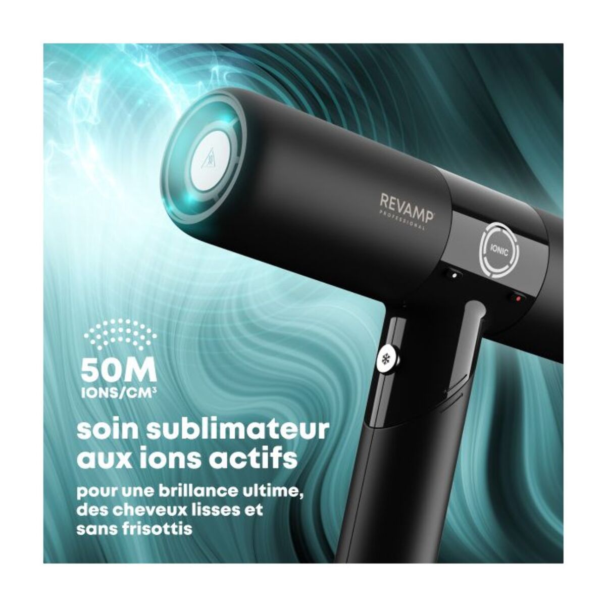 Sèche cheveux REVAMP Ionique Progloss Enigma révélation