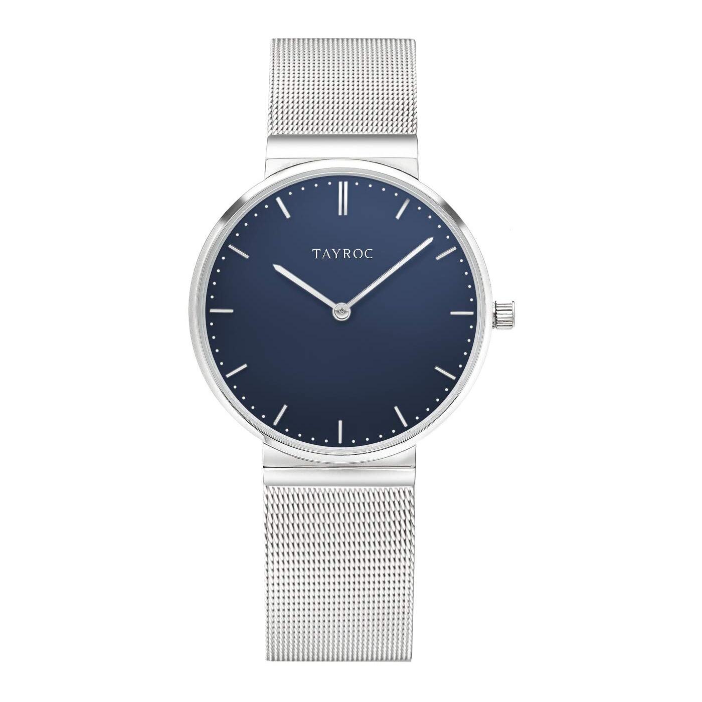 Reloj Tayroc TY142 Hombre Analogico Cuarzo con Correa de Acero inoxidable