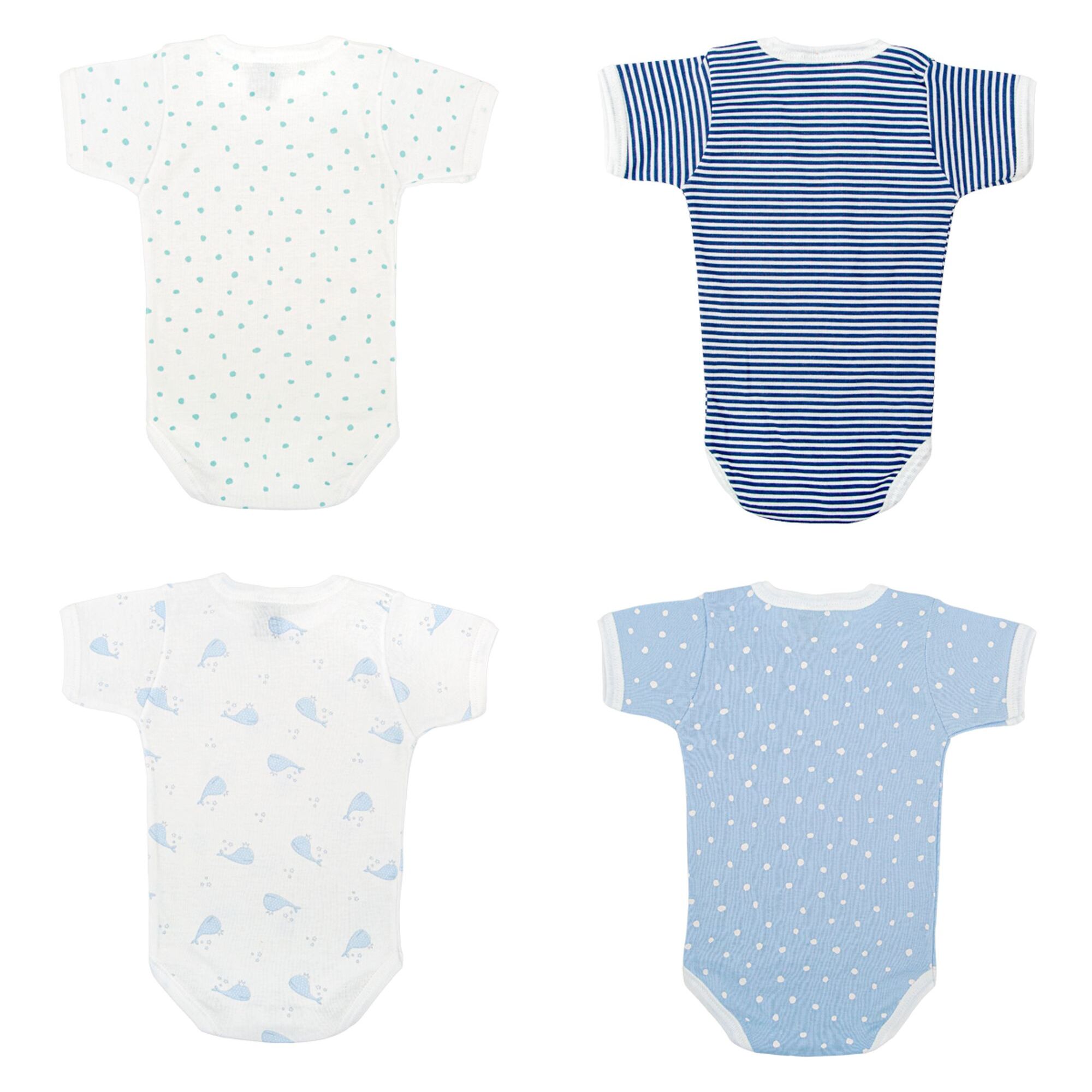 Pack 4 Body Ab. Hombro Manga Corta