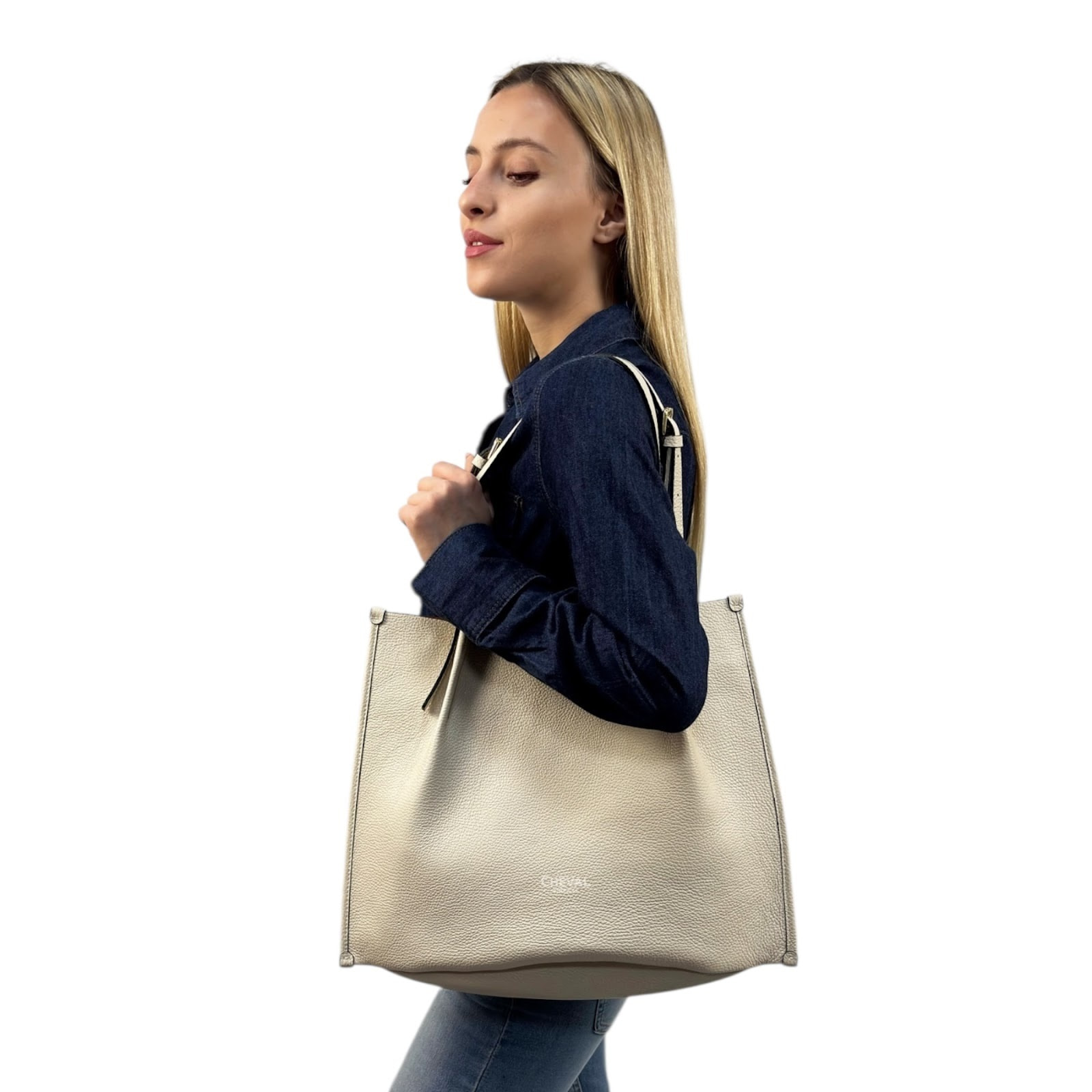 Borsa a spalla Cheval Firenze Margherita Beige