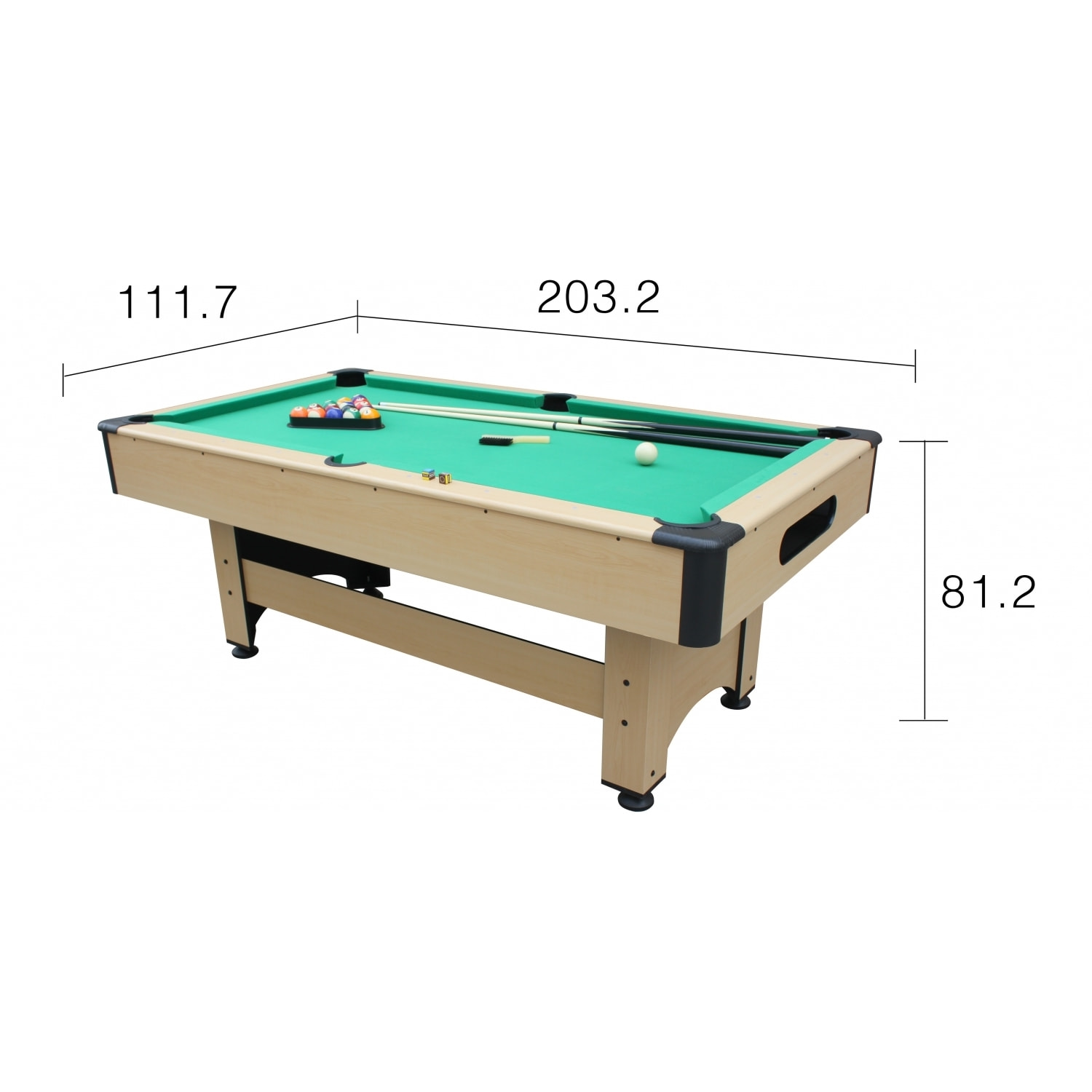 Billard américaine en bois avec accessoires inclus RICA