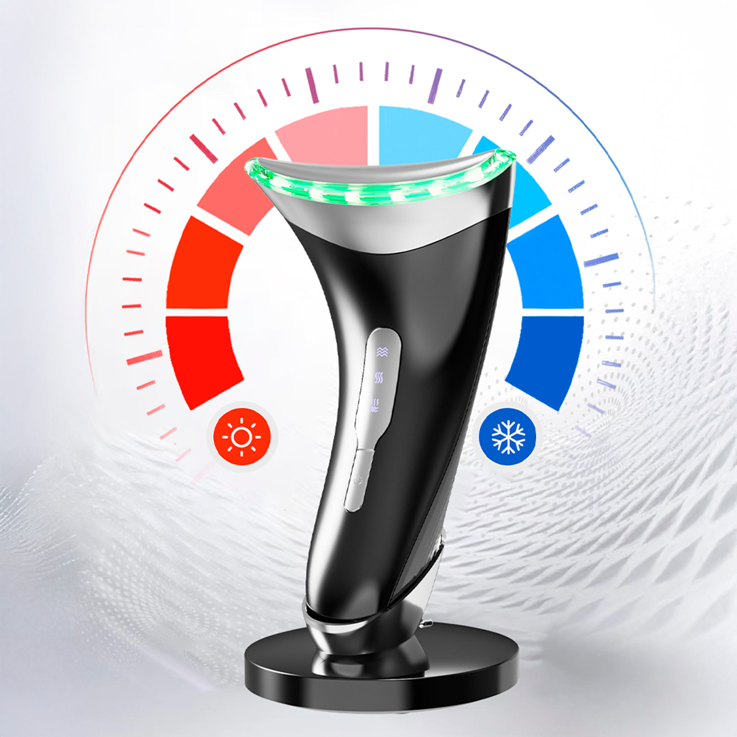 Dispositivo di bellezza 3 in 1 con LED, EMS, calore.