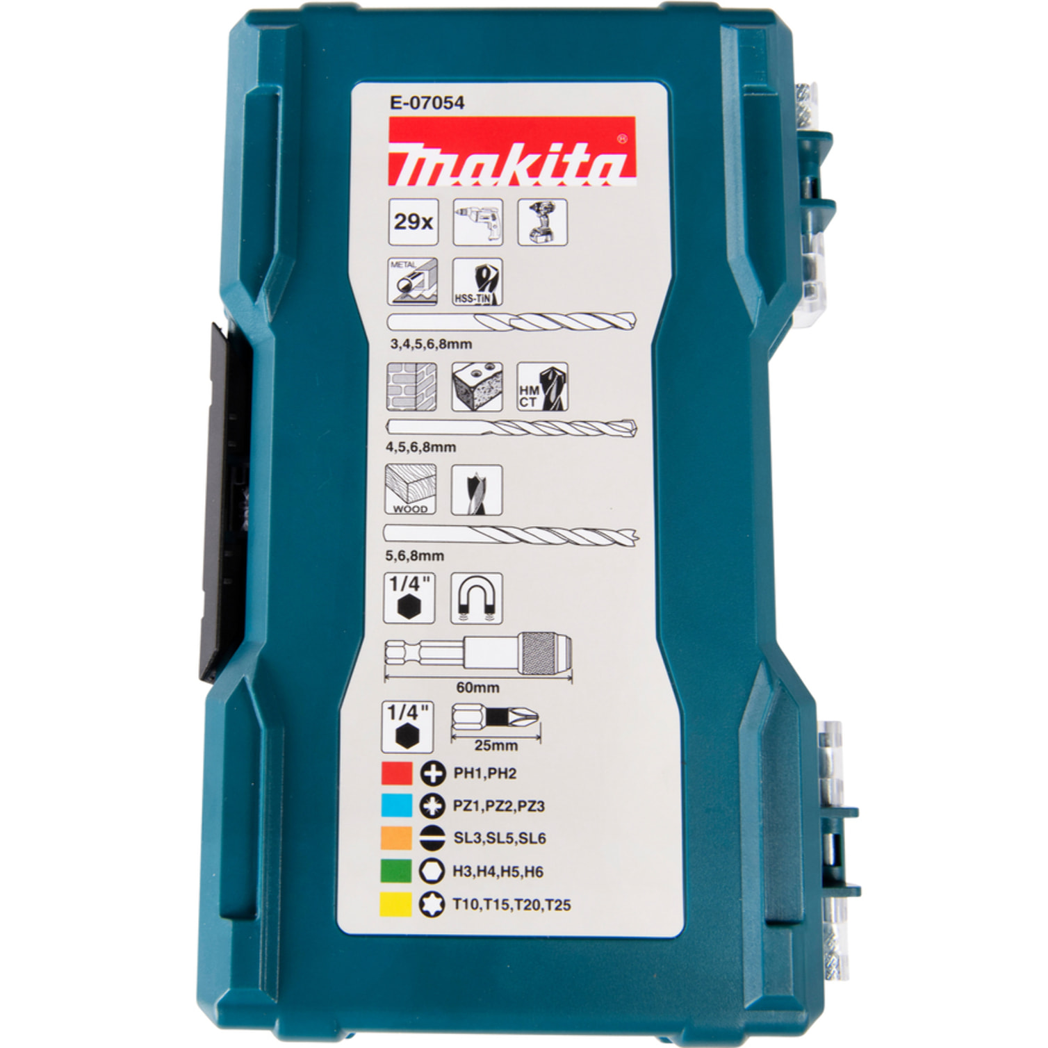 Coffret perçage vissage 29 pièces - MAKITA - E-07054
