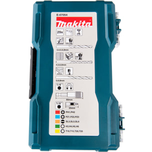Coffret perçage vissage 29 pièces - MAKITA - E-07054
