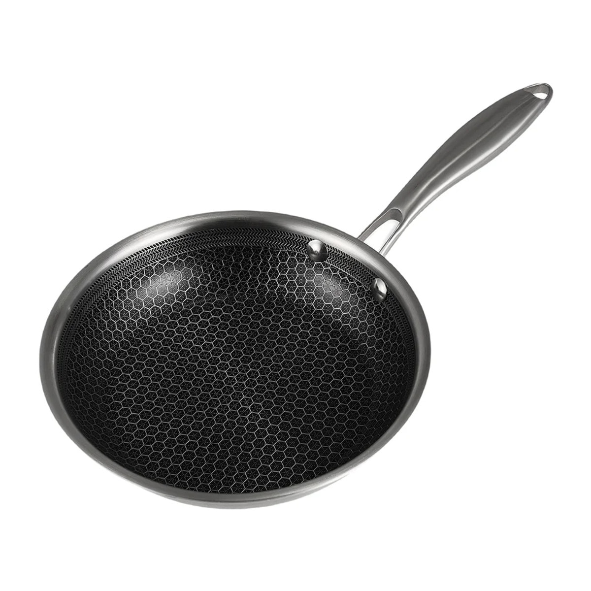 Poêle en inox avec fond triplex