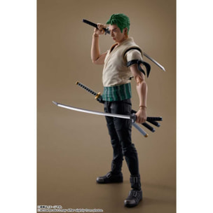 One Piece S.h. Figuarts Action Figura Roronoa Zoro (netflix) 14 Cm Bandai Tamashii Nations