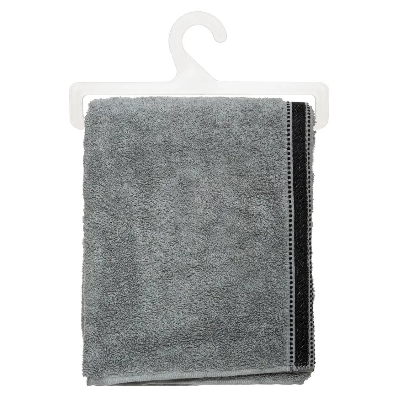 Drap de douche "Joia" - coton 550 gr/m² - gris foncé 70x130 cm