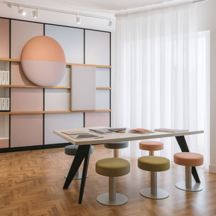 Voilage  ignifugé M1  - Effet lin galon fronceur - Blanc