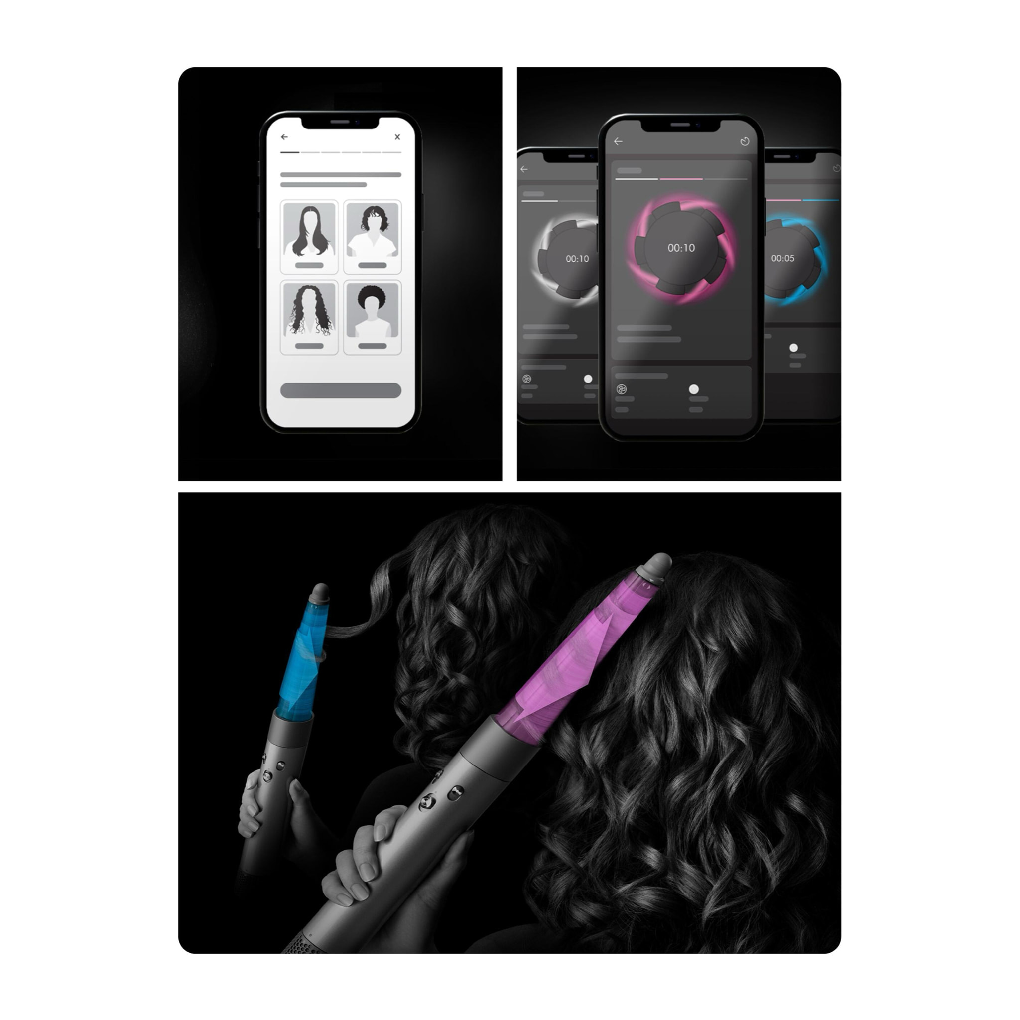 Multi-styler asciugacapelli Dyson Airwrap i.d.™ connesso - per capelli lisci e mossi | Ricondizionato