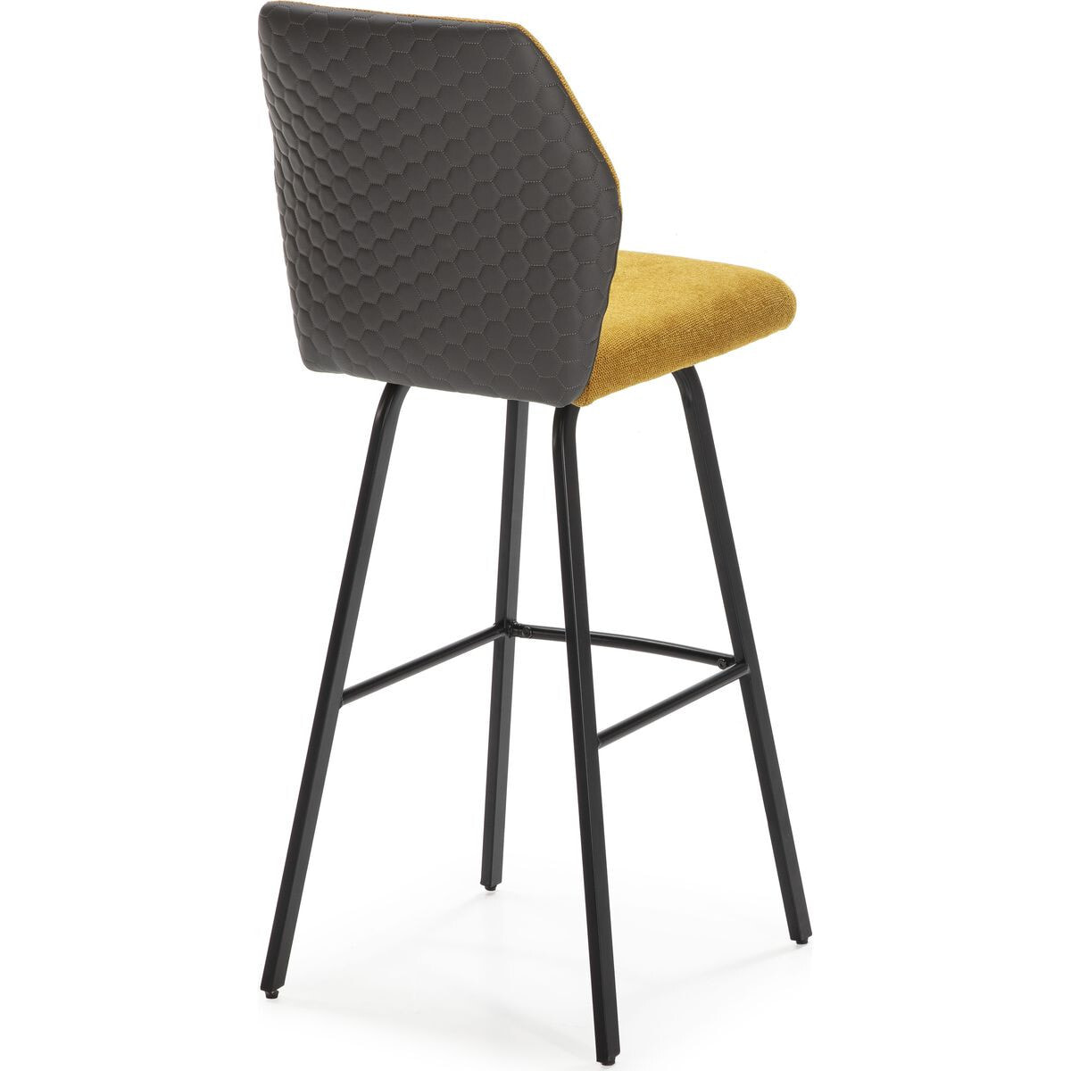 Lot de 2 tabourets de bar en tissu et simili - GARANCE