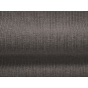Fauteuil "Arendal" en chenille avec un effet côtelé gris foncé