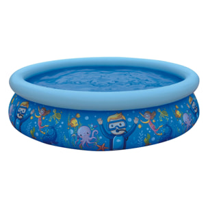 Piscinetta Gonfiabile Mondo Marino Avenli 205x47cm per Bambini