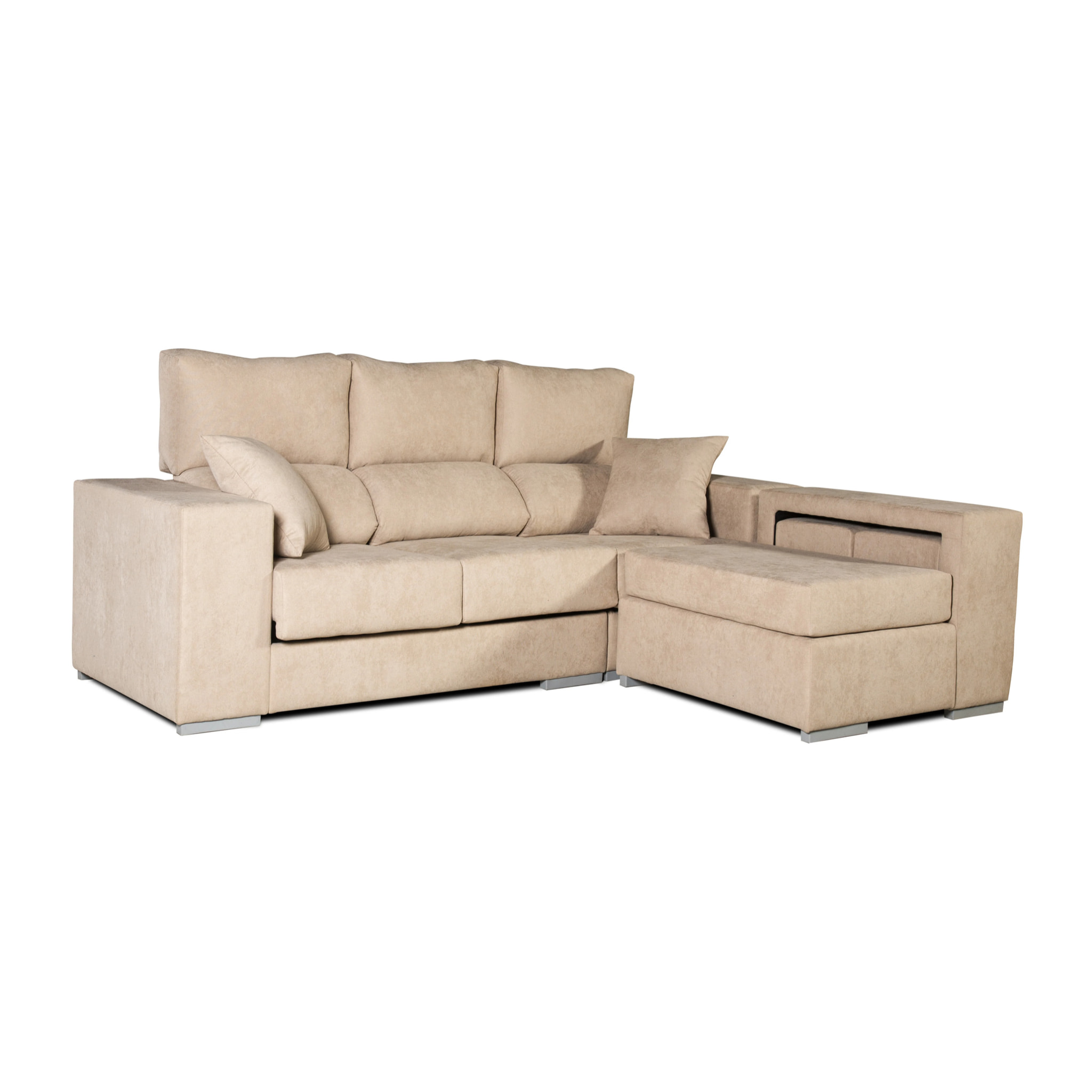 Chaise Longue Marbella Beige Izquierda