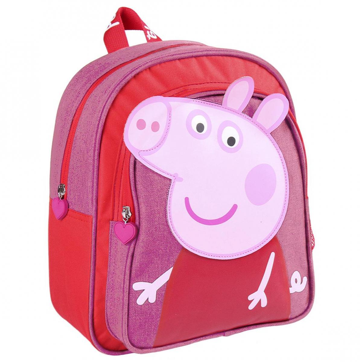 Zaino Asilo Sagomato Peppa Pig con tasca frontale Lei Peppa Pig Multicolor