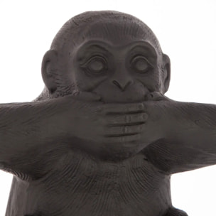 Lot de 3 singes Sagesse H.23cm résine