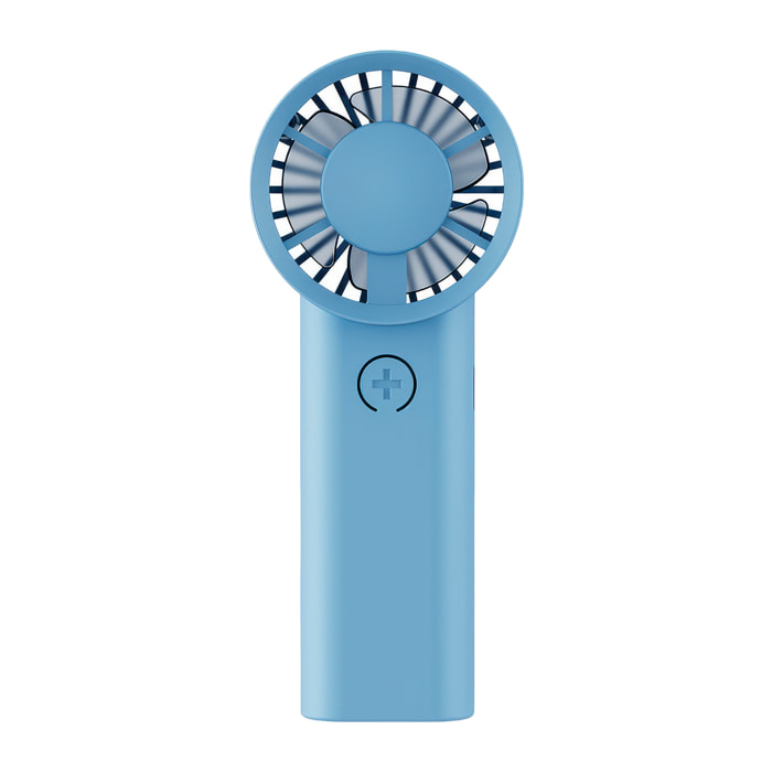 Ventilador portátil JB3. 3 velocidades y batería recargable de 500mAh. Diseño ligero, compacto y ergonómico.