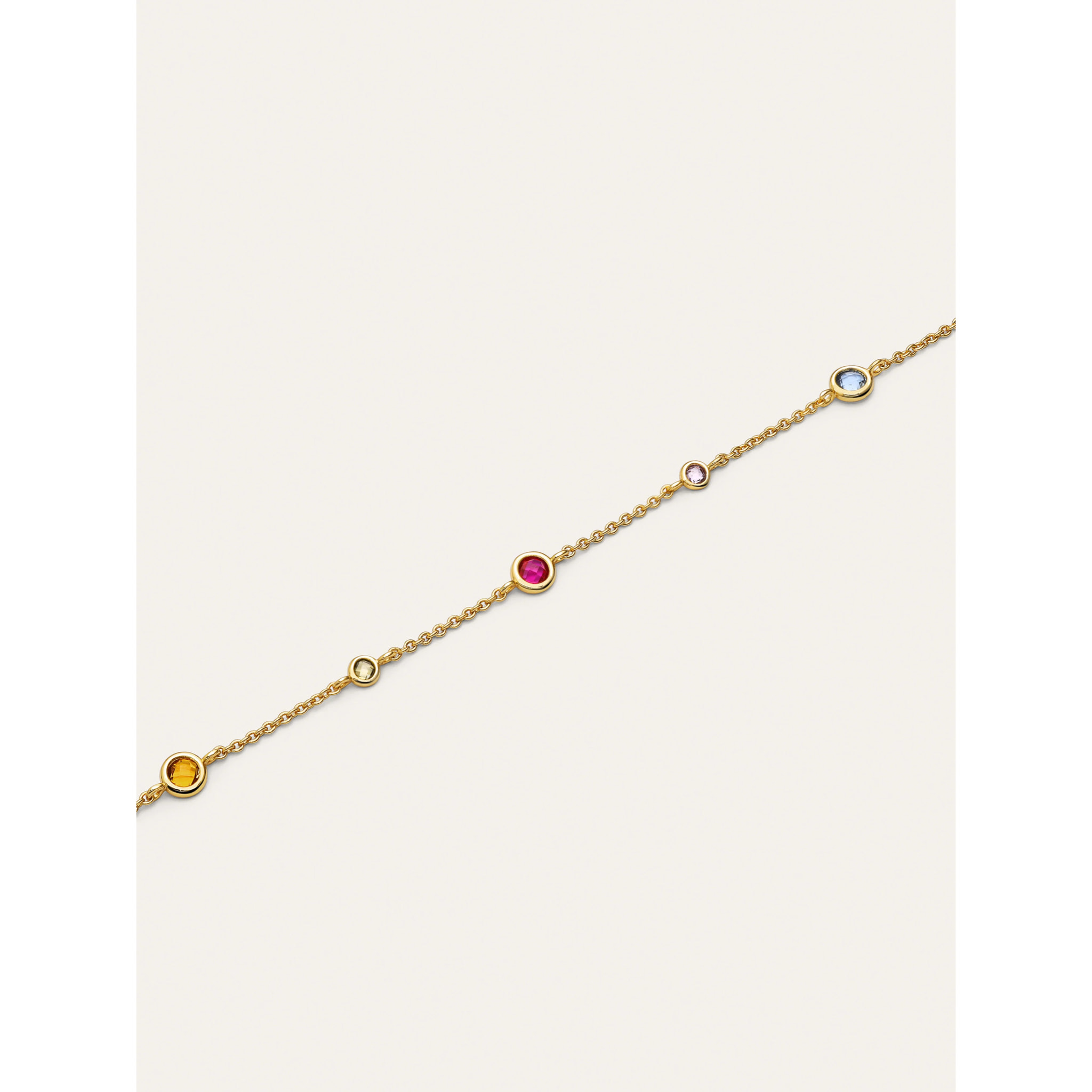 Pulsera New Orbit Multicolor Baño Oro