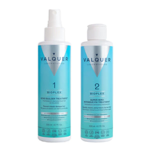 Valquer Pack Bioplex Nº1 y Nº2 - Tratamiento Reconstructor de Enlaces y Tratamiento Intensivo Reparador - 400 ml
