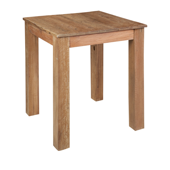 TELGEDE - TAVOLO PRANZO IN LEGNO DI RECUPERO - 4 PERSONE - misura 80X80X80