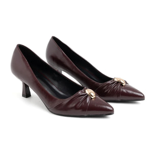 Decolleté con dettaglio oro - VINO