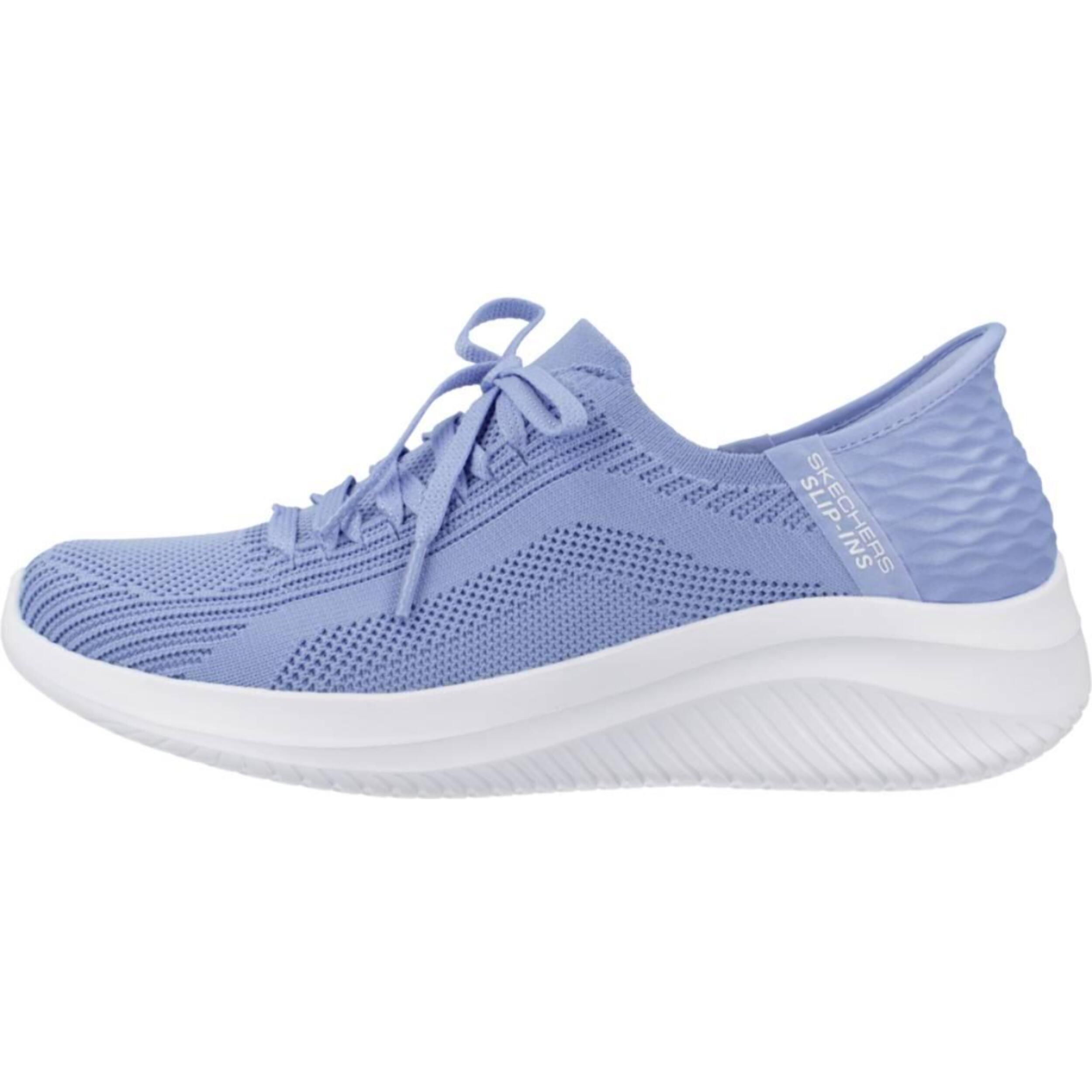 Sneakers De  Mujer Slip-ins: Ultra Flex 3.0 Tonal Stretc Azul