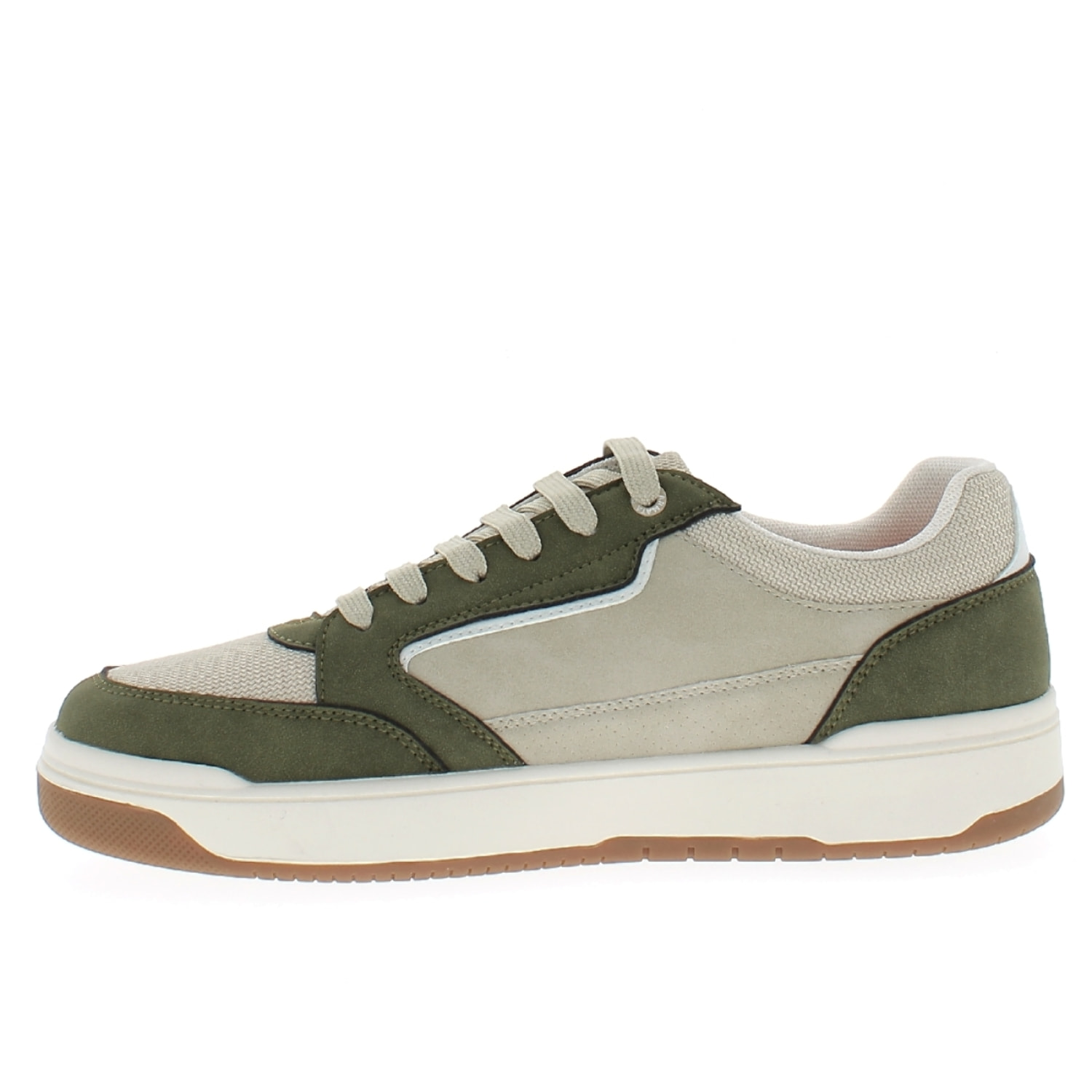 Armata di Mare Scarpe Uomo Sneakers Casual Stringate con Soletta Rimovibile in Memory Foam AMU S25D737 Khaki
