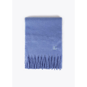 Sciarpa Liscia con Frange Spesse