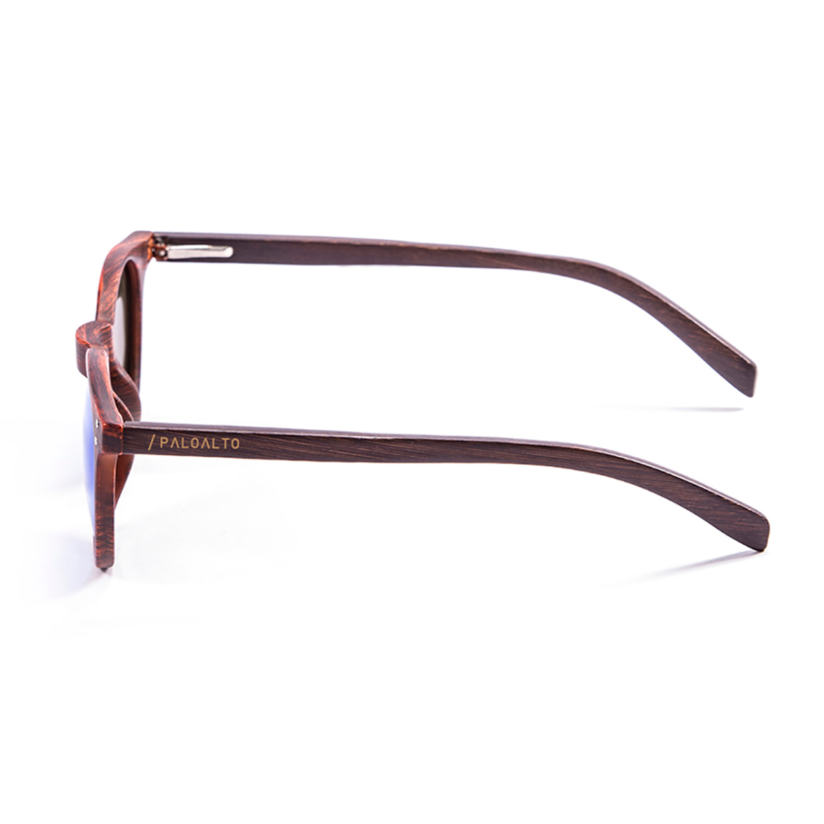 Gafas de sol PALO ALTO HASHBURY - Marrón / Revo azul y patilla marrón bambú