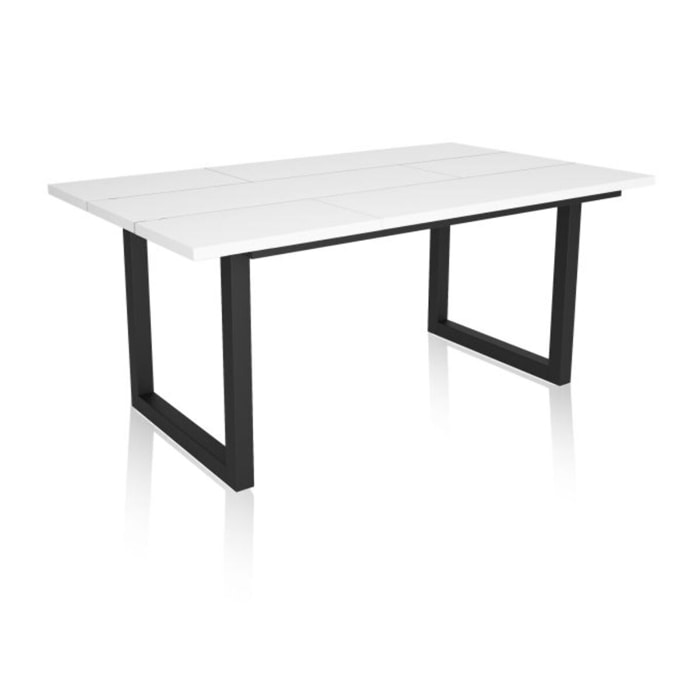 Mesa de comedor Altea 170 Blanco Negro