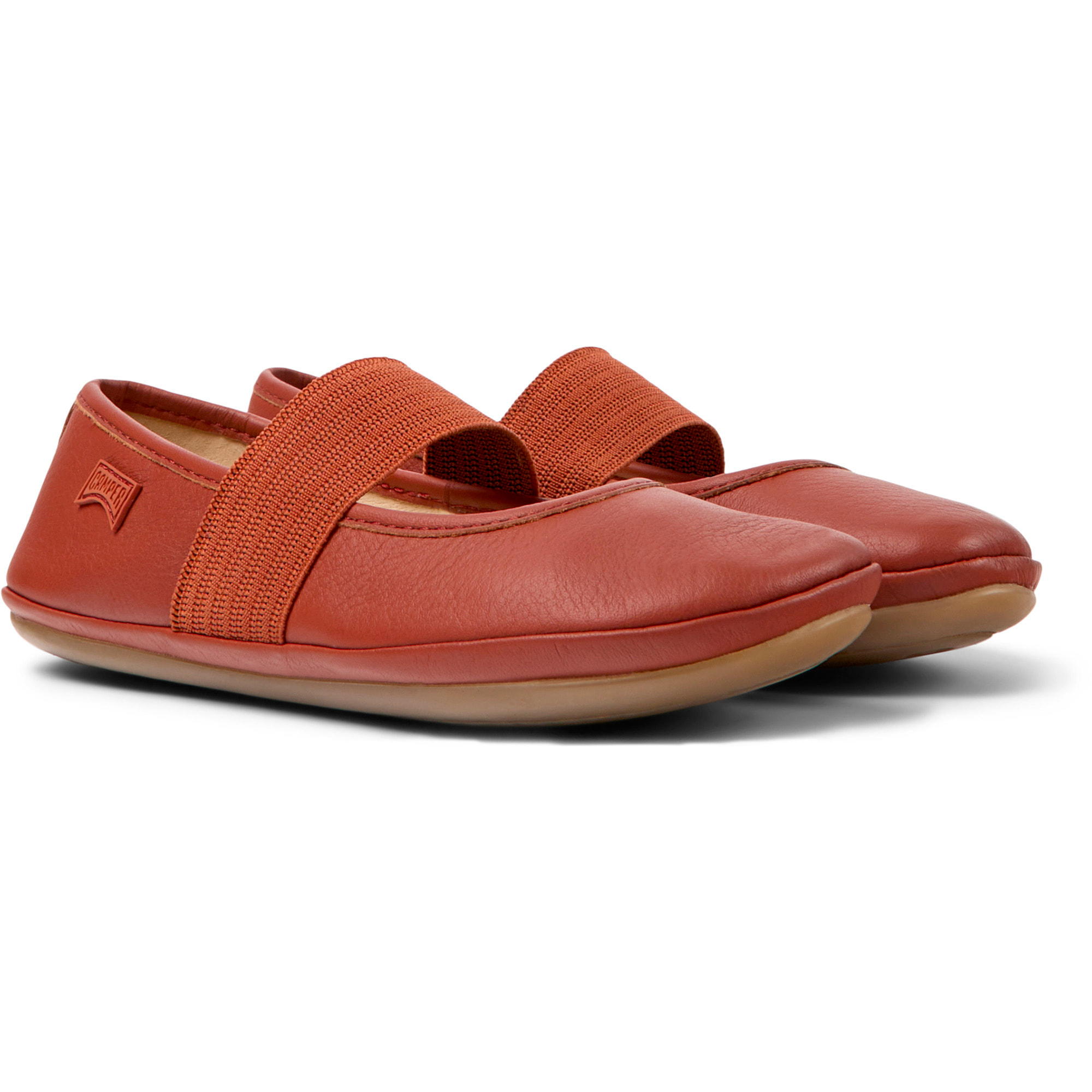Bailarinas - CAMPER Right - Rojo - Cuero liso