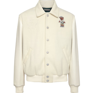 PHILIPP PLEIN Bomber de cuero TEDDY