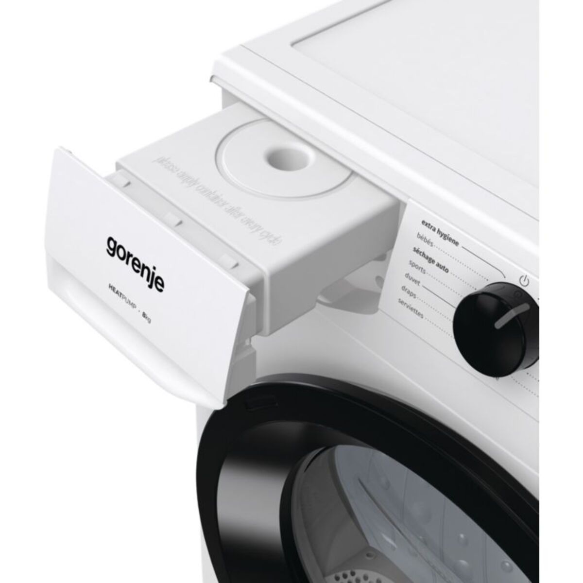 Sèche linge pompe à chaleur GORENJE DHNE82