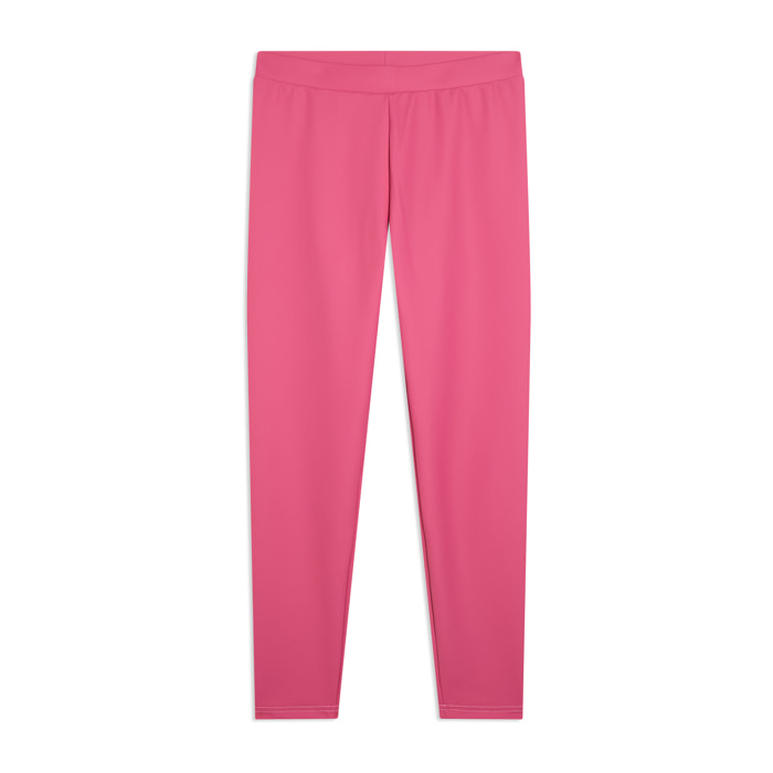 Leggings 7/8 in tessuto coated elasticizzato vita regular