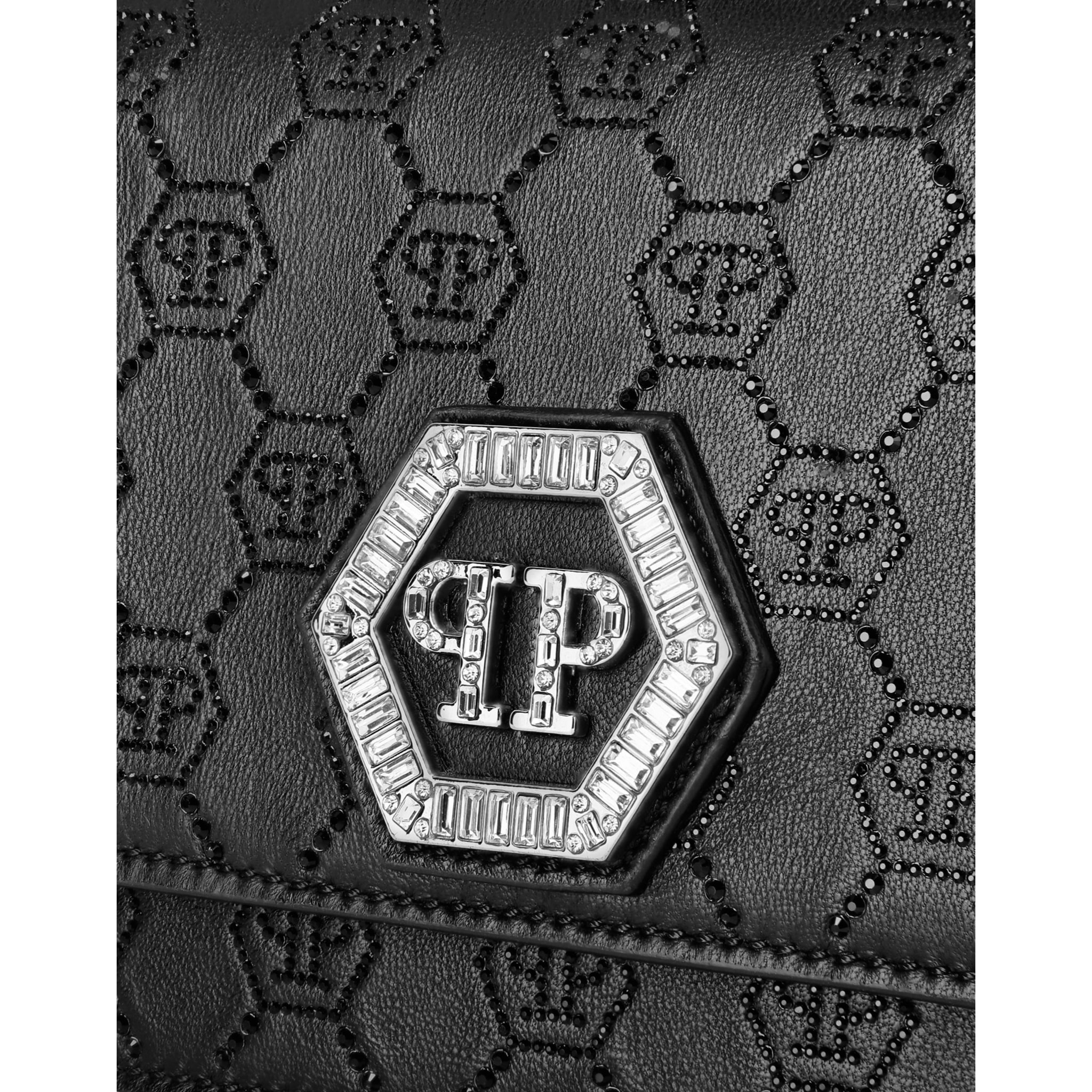 PHILIPP PLEIN Bolsa con solapa HEXAGON