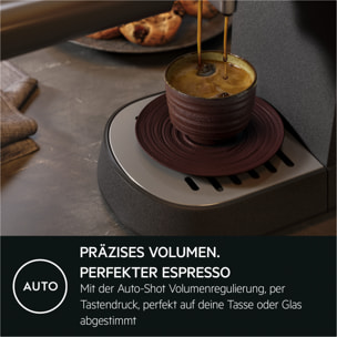 AEG Maquina de café espresso de 1 litro capacidad y 15 bares de presión EC6-1-6BST